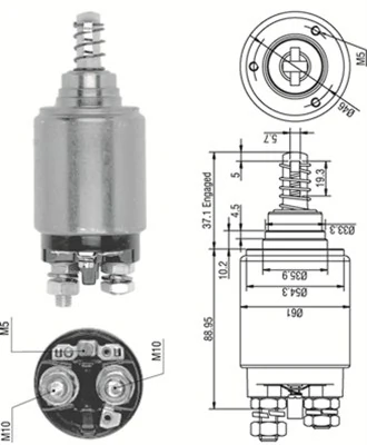 Solenoid Switch, starter